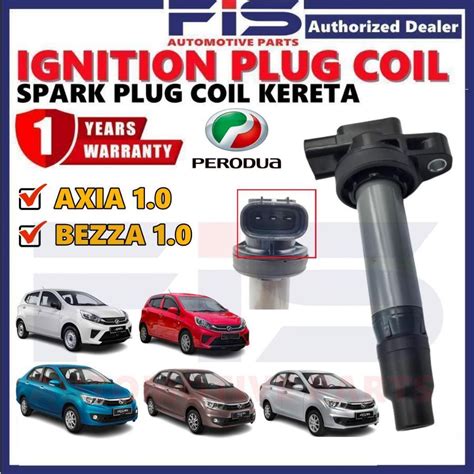 Fis Car Ignition Coil Plug Perodua Bezza Axia Spark Koil Plug