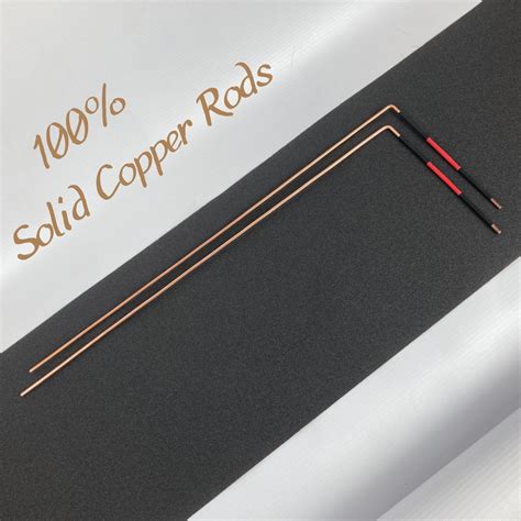 2 Copper Solid Dowsing Rods Pair Of Copper Solid Divining Rods