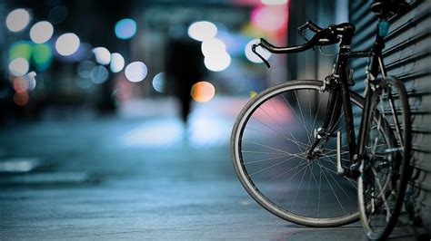 Fondos de pantalla luces negro calle noche bicicleta vehículo