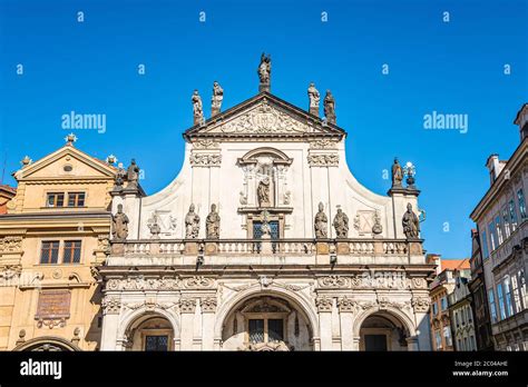 Beautiful Saint Salvator Church Near Charles Bridge In Prague Czech