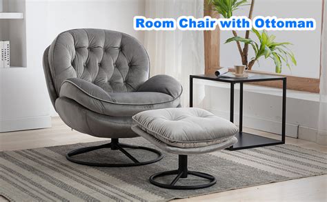 Amazon Baysitone Accent Chair With Ottoman Degree Swivel