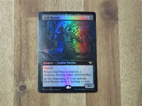 Graf Reaver Extended Art Foil Mtg Innistrad Crimson Vow Lp Ebay