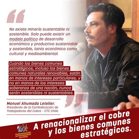 Manuel Ahumada Presidente De La CTC Sobre Un Nuevo Modelo Requiere