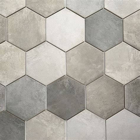 26x225 Soft Shades Hexagon Porcelain Wall And Floor Tiles Tile Choice