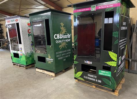 Photos Vidéos Distributeur de CBD Vending Box Matic