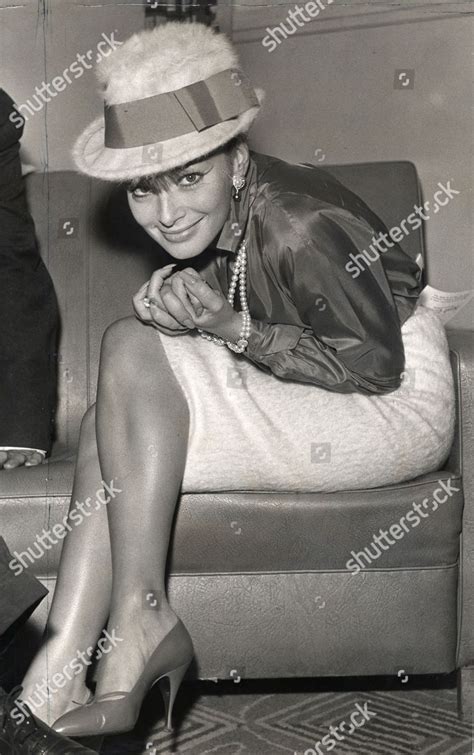 Actress Pier Angeli Died 91971 Arriving Editorial Stock Photo Stock