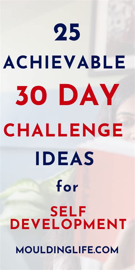 25 Simple 30 Days Challenges To Become A Better You Artofit