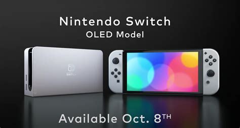 Nintendo Switch OLED Release Date Pre Order Specs And New Features