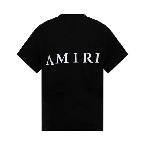 Amiri Ma Logo T Shirt In Black Marais