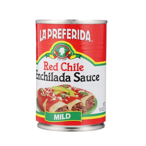 Red Enchilada Sauce Mild La Preferida