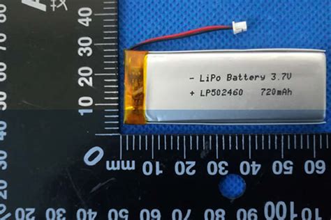 V Rechargeable Lithium Polymer Batteries Lp Mah Lithium