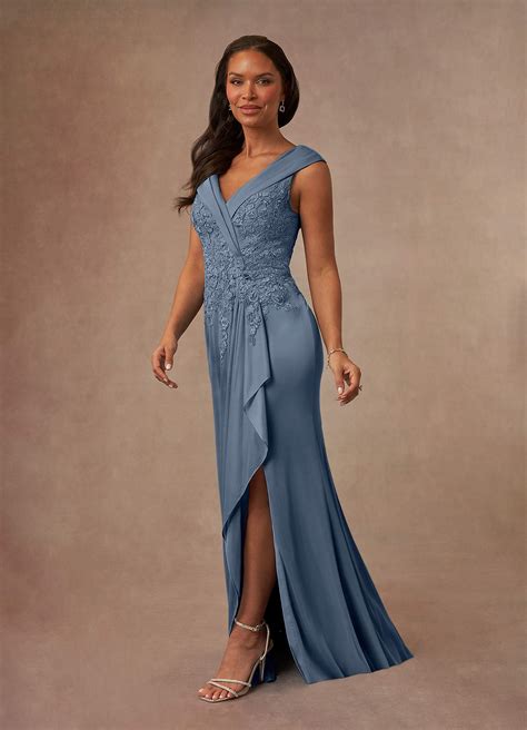 Twilight Azazie Calathea A Line Lace Floor Length Dress Azazie