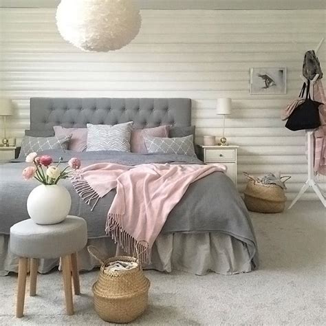 Dusty Pink, Grey And White Bedroom: How To Achieve The Look