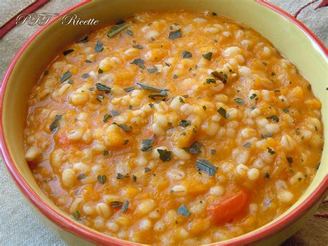 Zuppa Di Orzo E Zucca Ricetta Zuppa Di Orzo Ptt Ricette