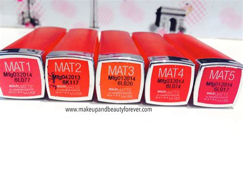maybelline bold matte colorsensational lipsticks review swatches