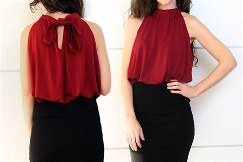 C Mo Hacer Un Top Con Cuello Halter Miscel Nea Diy