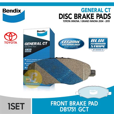 Jual BENDIX Brake Pad Kampas Rem Depan TOYOTA GRAND INNOVA GCT DB1751