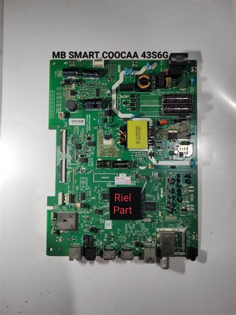 MAINBOARD MB MOBO MOTHERBOARD MODULE MESIN TV LED SMART COOCAA 43S6G