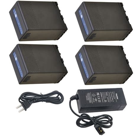 Kastar Battery 4 Pcs And D Tap Rapid Charger For Sony BP U90 BP U95 BP