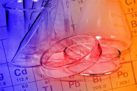 De Apparatuur Van Het Laboratorium Stock Foto Afbeelding Bestaande