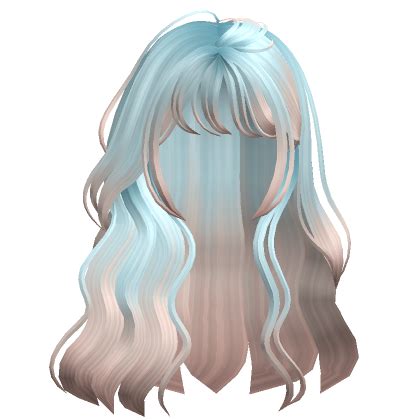 Flowy Natural Wavy Anime Messy Hair Summer Ombre Roblox