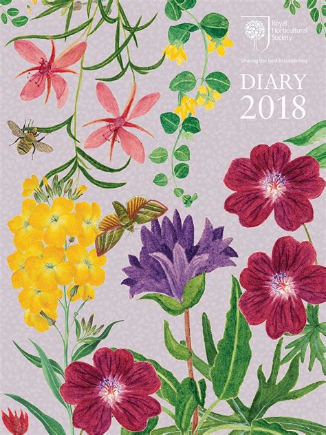 Amazon Royal Horticultural Society Desk Diary 2018 Rhs Wild Plants