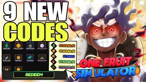 New Update One Fruit Simulator Codes One Fruit Simulator Codes