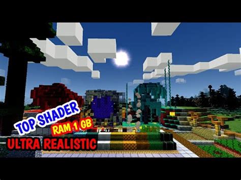 TOP SHADER MCPE ULTRA REALISTIC RINGAN RAM 1 GB 1 16 YouTube