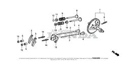 Honda Wmp X A T Water Pump Usa Vin Waaa Parts Diagram For