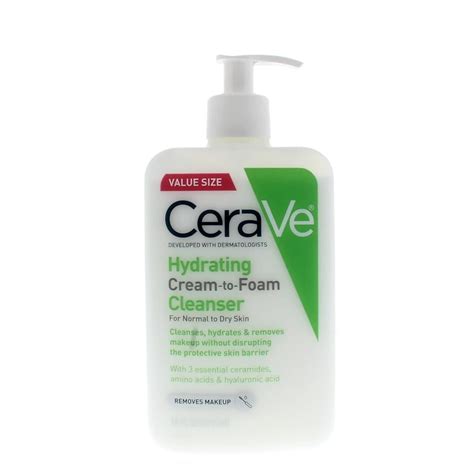 Cerave Hydrating Cream To Foam Cleanser 473ml Beauty And Personal Care