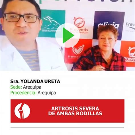 Yolanda Ureta Artrosis Severa De Ambas Rodillas Fundaci N Preventis