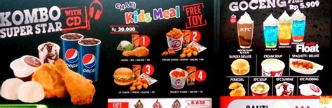 Menu Kfc Dan Harga