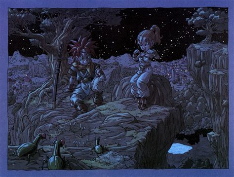 Chrono Trigger Original Artwork By Akira Toriyama Chrono Trigger Chrono Artwork