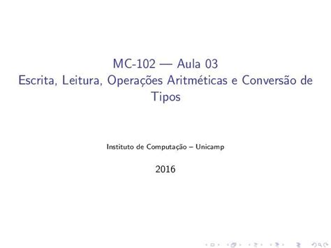 Pdf Mc Aula Escrita Leitura Opera Es Aritm Ticas E Roger