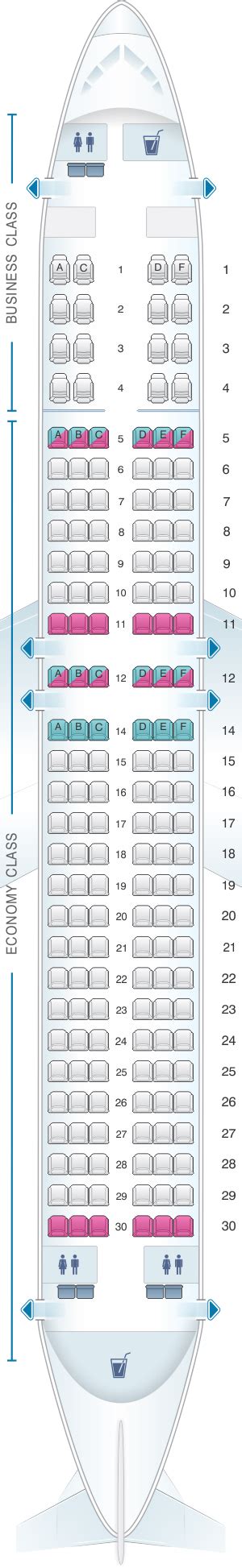 Seat Map Malaysia Airlines Boeing B737 800 166pax Seatmaestro