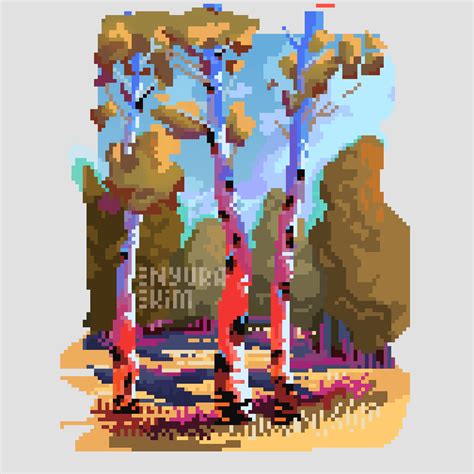 How to sketch a pixel art landscape – Artofit