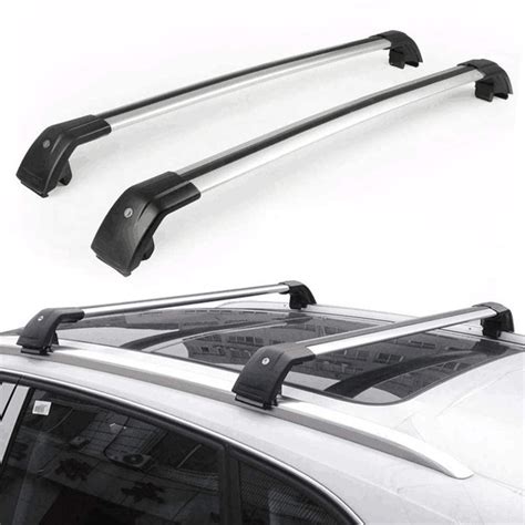 Nixface Silver Roof Cargo Racks Bar For Lincoln Mkc 2015 2019 Roof Rack Cross Bars Rail Luggage