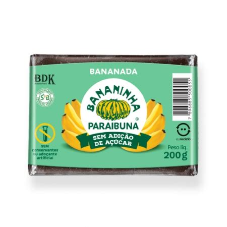 Bananinha Paraibuna Doces Naturais De Verdade