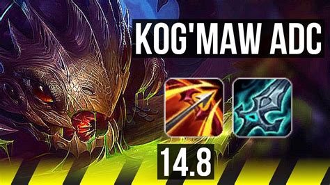 KOG MAW Morgana Vs EZREAL Blitzcrank ADC 68 Winrate EUW