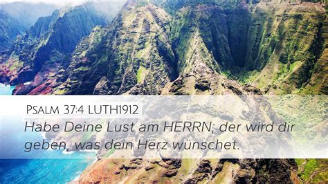 Psalm Luth Desktop Wallpaper Habe Deine Lust Am Herrn Der