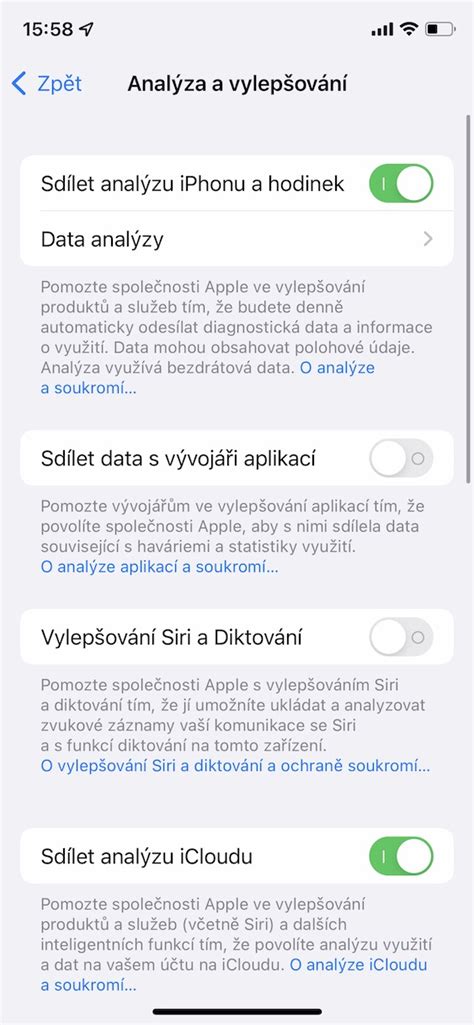 Jak Na Iphone De Aktivovat Sd Len Anal Z S V Voj I A Applem Letem