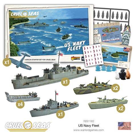 782611002 Cruel Seas Us Navy Fleet Warlord Games