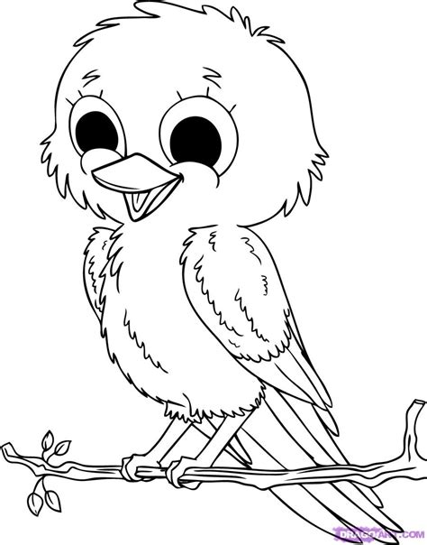 Baby Birds Coloring Pages