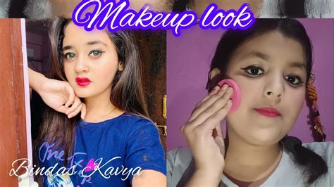 Trying Bindass Kavya Makeup Look 💄 Youtube