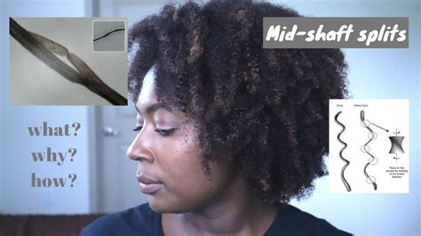 Mid Shaft Splits In Natural Hair What How Why Youtube