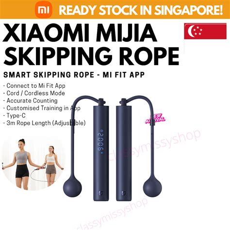 New Xiaomi Mijia Smart Skipping Jump Rope Counter With Xiaomi Fit App