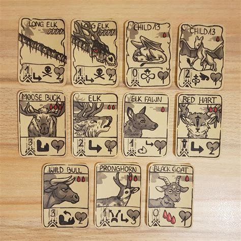 I Made Some Bone Cards In Act 2 Fit The Act One Style Rinscryption