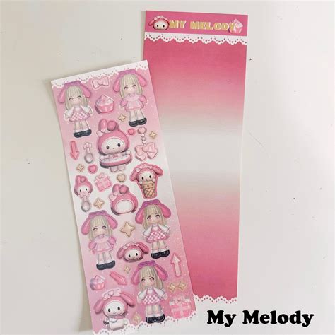 Kpop Polco Deco Stickers Costume Girl Sticker Etsy Canada