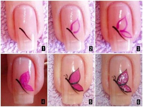 Diy Butterfly Nail Art Ideas And Tutorials Diy Nailart Butterfly