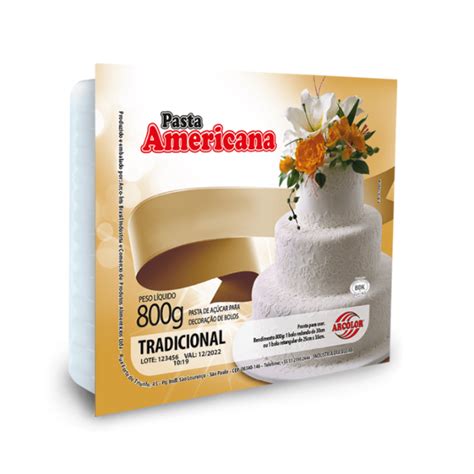 Pasta Americana Branca 800g ARCOLOR Lapadoces